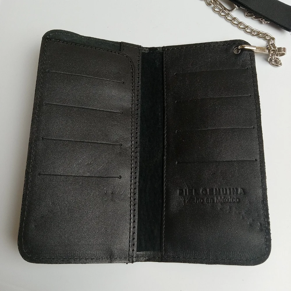 Men's Western Wallet Genuine Leather Hand‎ Crafted Bifold Cowboy Rodeo Wallet